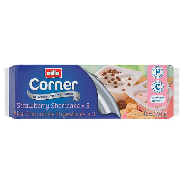 Muller Corner Yogurts Biscuit Variety 6pk#
