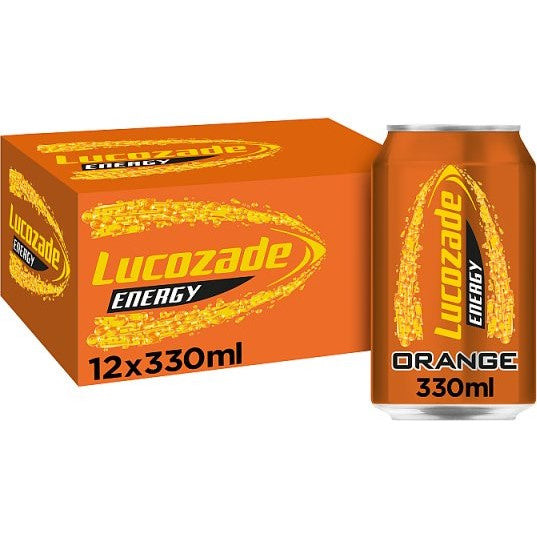 Lucozade Energy Orange Cans (12x330ml)*#