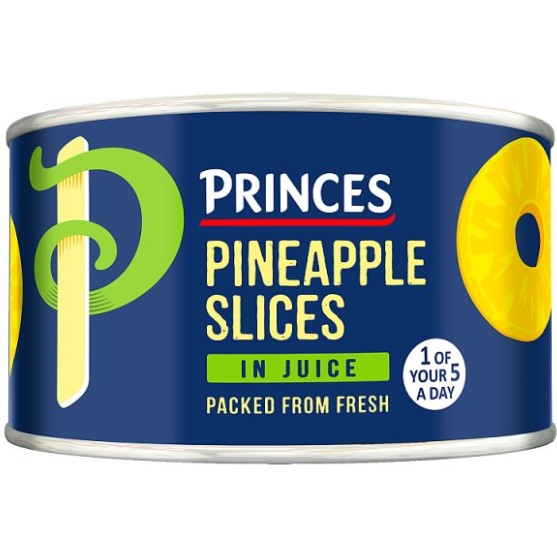 Princes Pineapple Slices in Juice 227g