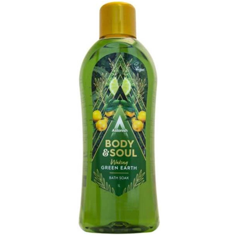 Astonish Body Soul Waking Green Bath Soak 1l*