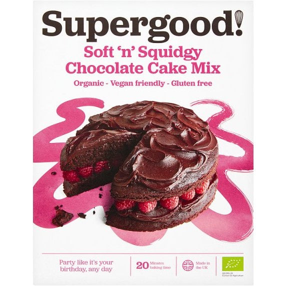 Super Good Soft N Squidgy Choc Cake Mix GF 350g