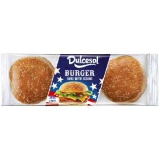 Dulcesol - Burger Sesame Buns 6pk