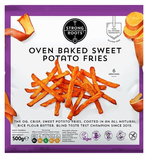 Strong Roots Sweet Potato Fries 500g #