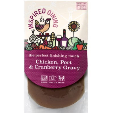 Inspired Dining Chicken and Cranberry Gravy 200g