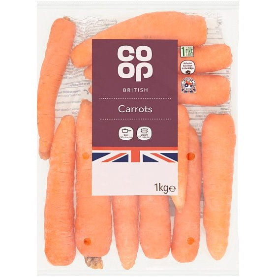 Co Op Carrots 1Kg