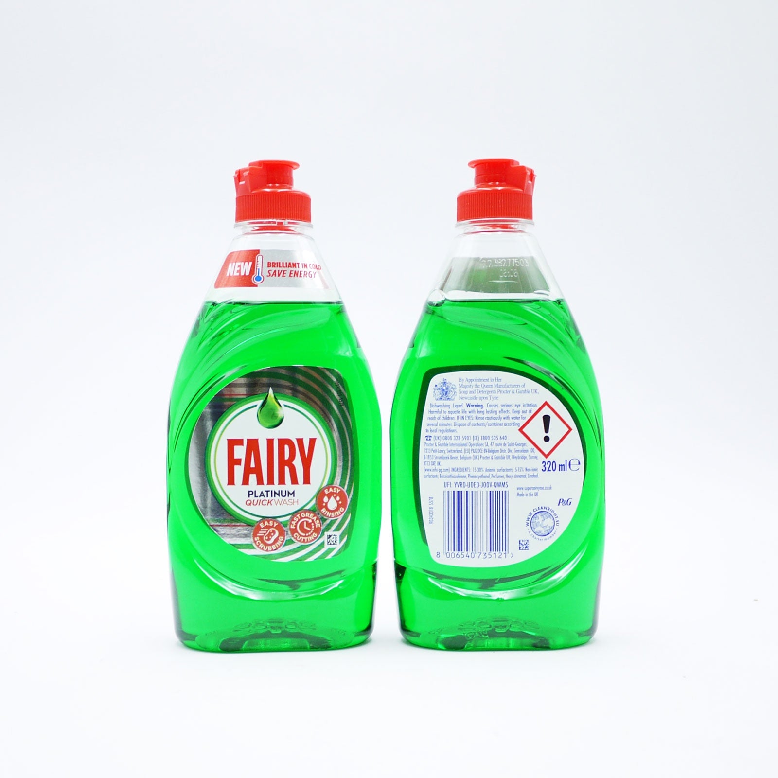 Fairy Washing-up Liquid Platinum Original 320ml*