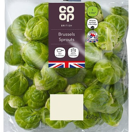 Co Op Brussel Sprouts 450g