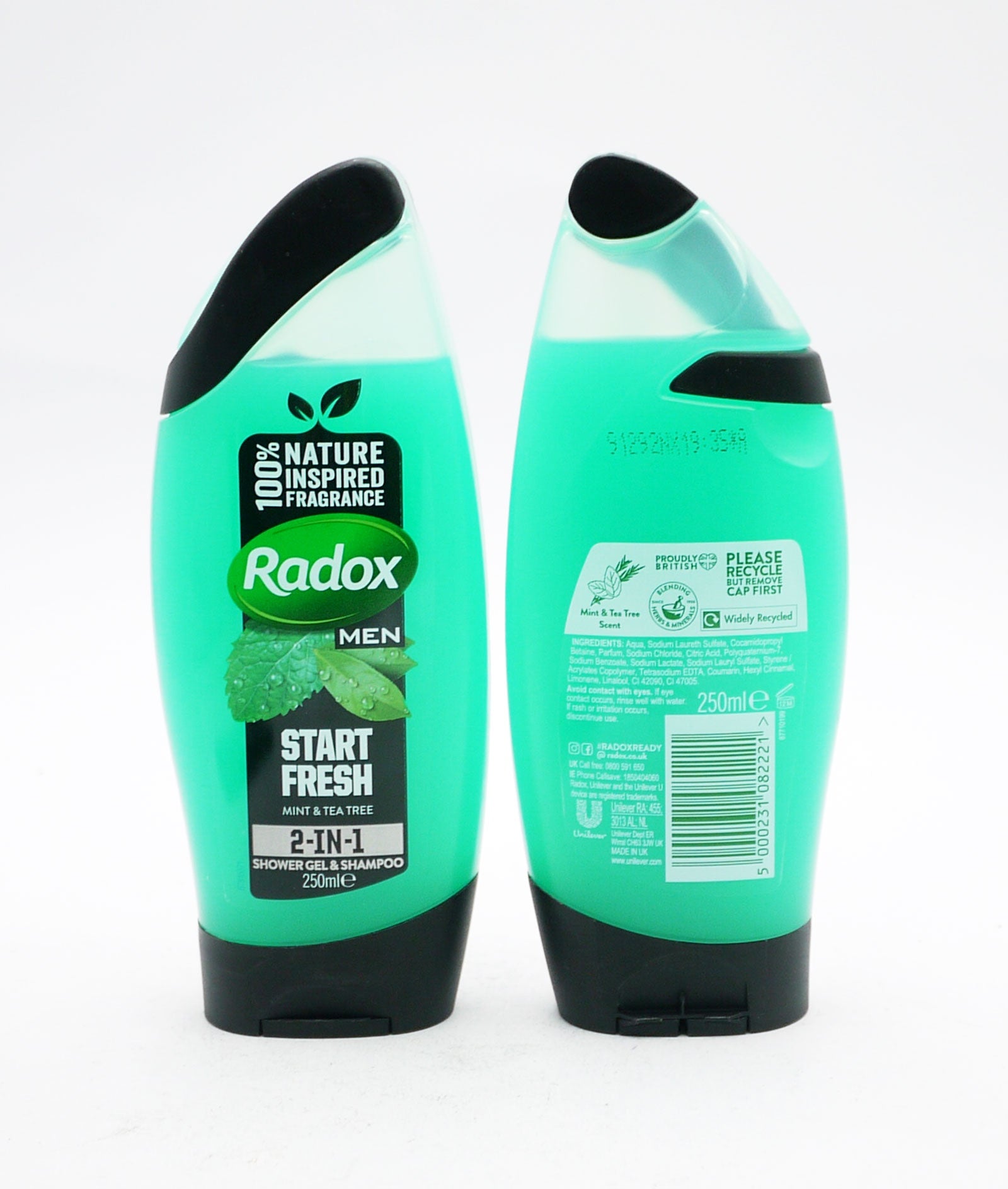 Radox Shower Gel 2in1 Men Start Fresh 250ml*