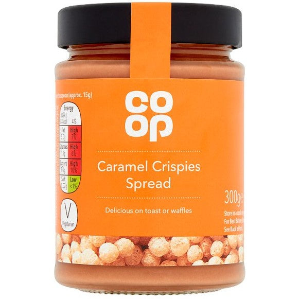 Co-op Caramel Spread with Rice Crispies 300g