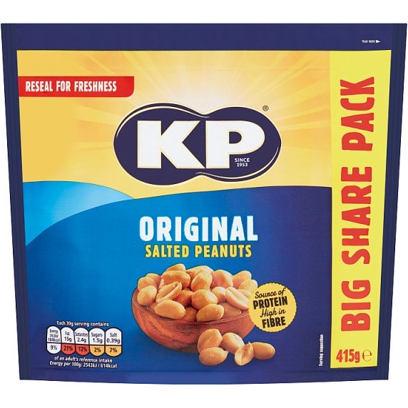 KP Original Salted Peanuts 415g*