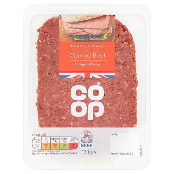 Co-op Corned Beef Slices 120g