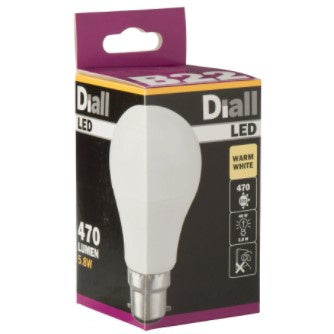 Diall LED Bulb B22 6w Bayonet*