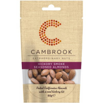 Cambrook Baked Hickory Smoke Seasoned Almonds 80g*