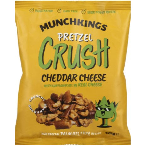 Munchkings Pretzel Crush - Cheddar Cheese 125g