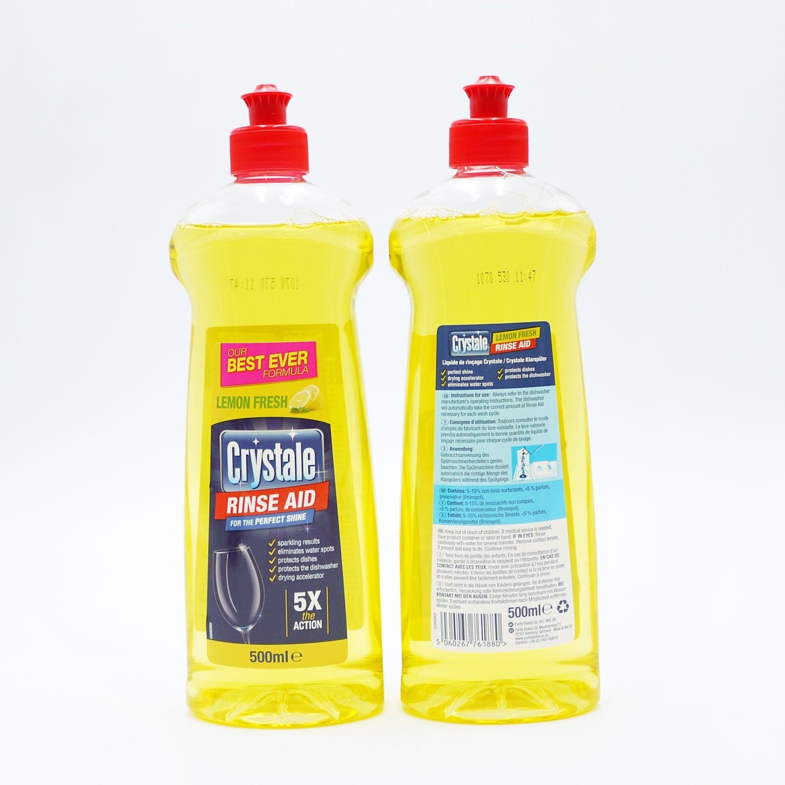 Crystale Rinse Aid Lemon 500ml*