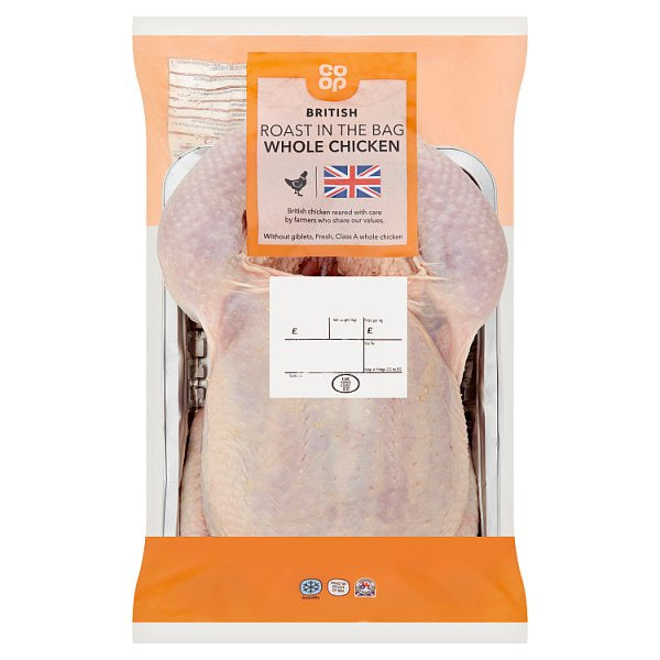 Co-op British Large Whole Chicken 1.9kg