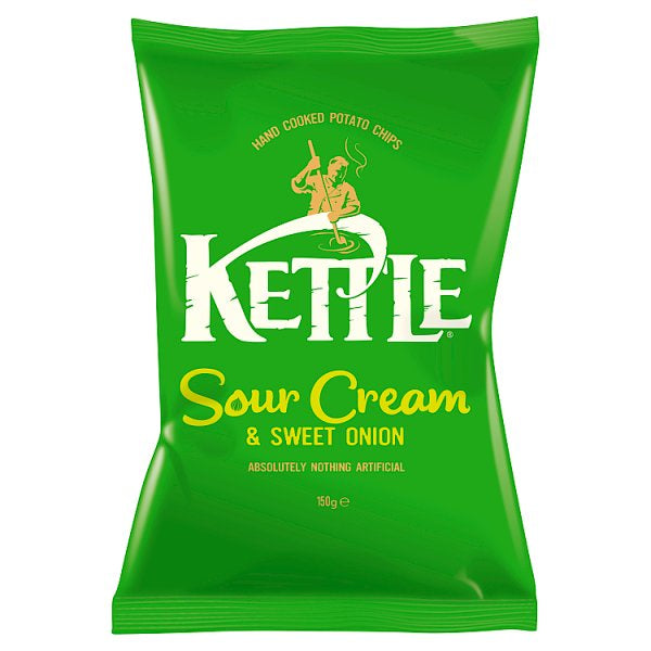 Kettle Chips Sour Cream & Sweet Onion 150g*
