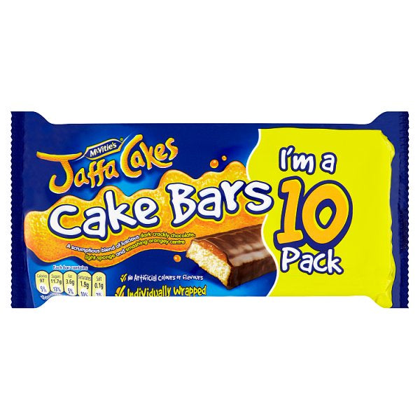McVities Jaffa Orange Cake Bars 10pk