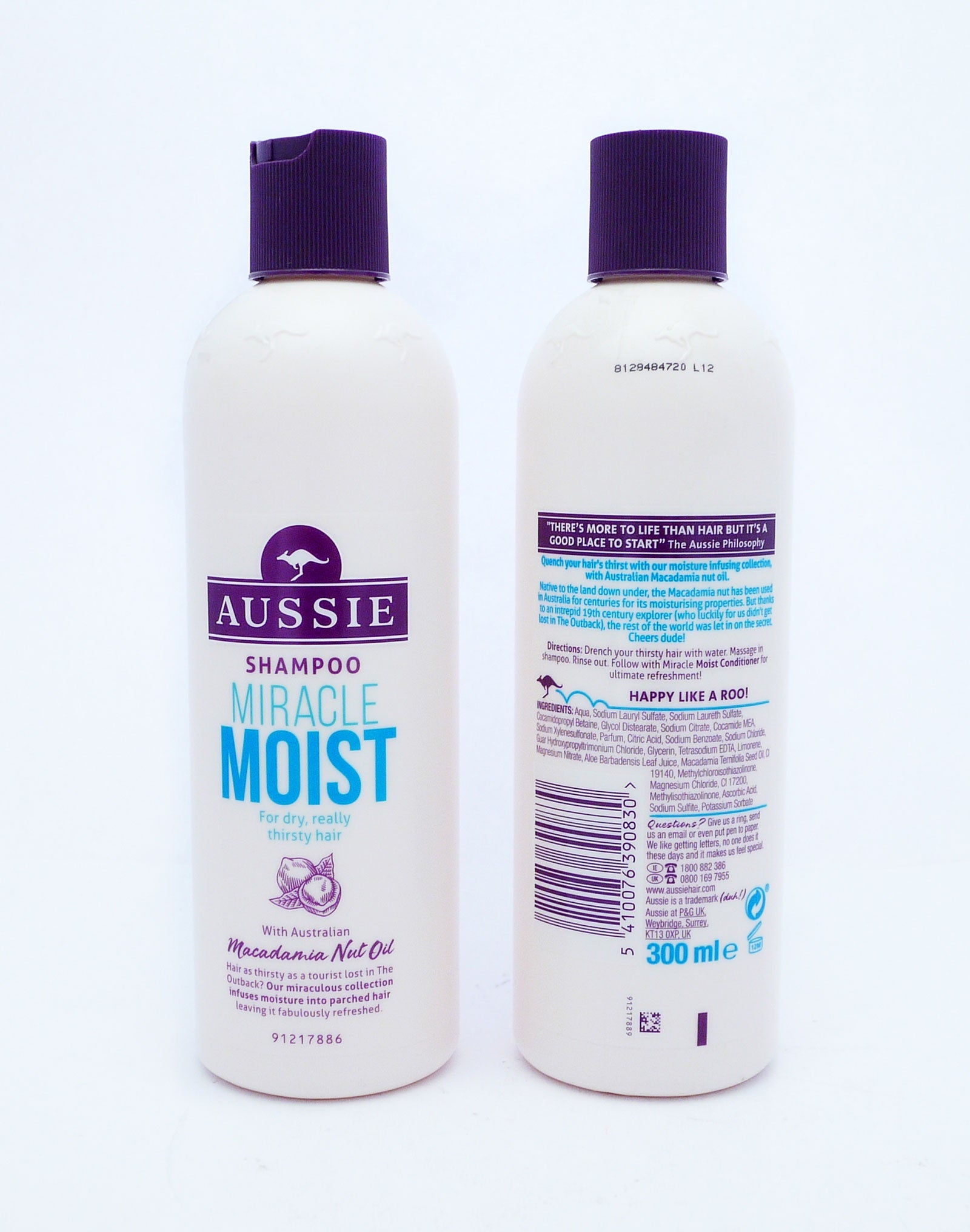 Aussie Miracle Moist Shampoo 300ml*