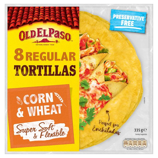 Old El Paso Corn & Wheat Tortillas 8 pack