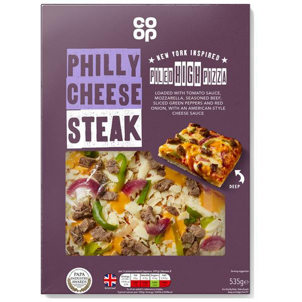 Co-op Philly Steak Pizza 535g