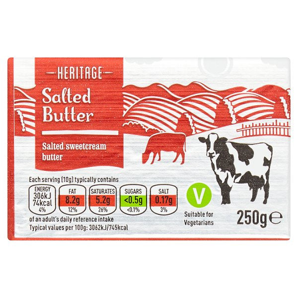 Heritage Salted Butter 250g