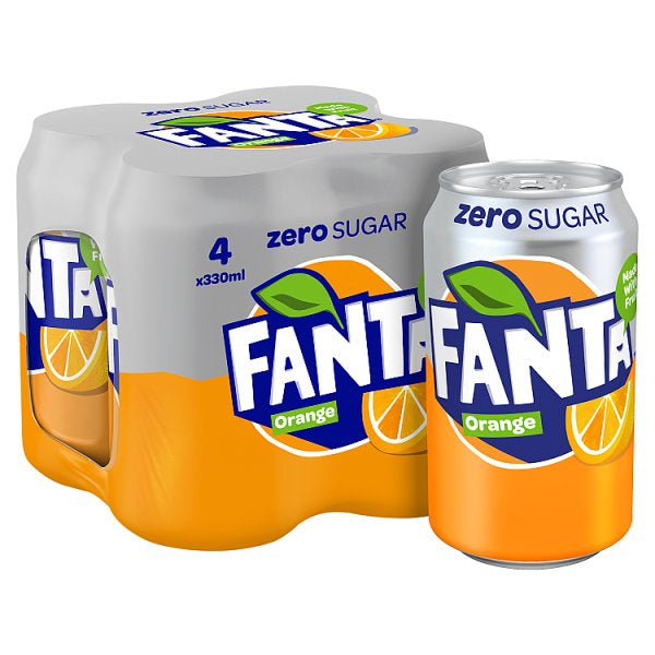 Fanta Orange Zero 4x330ml*#