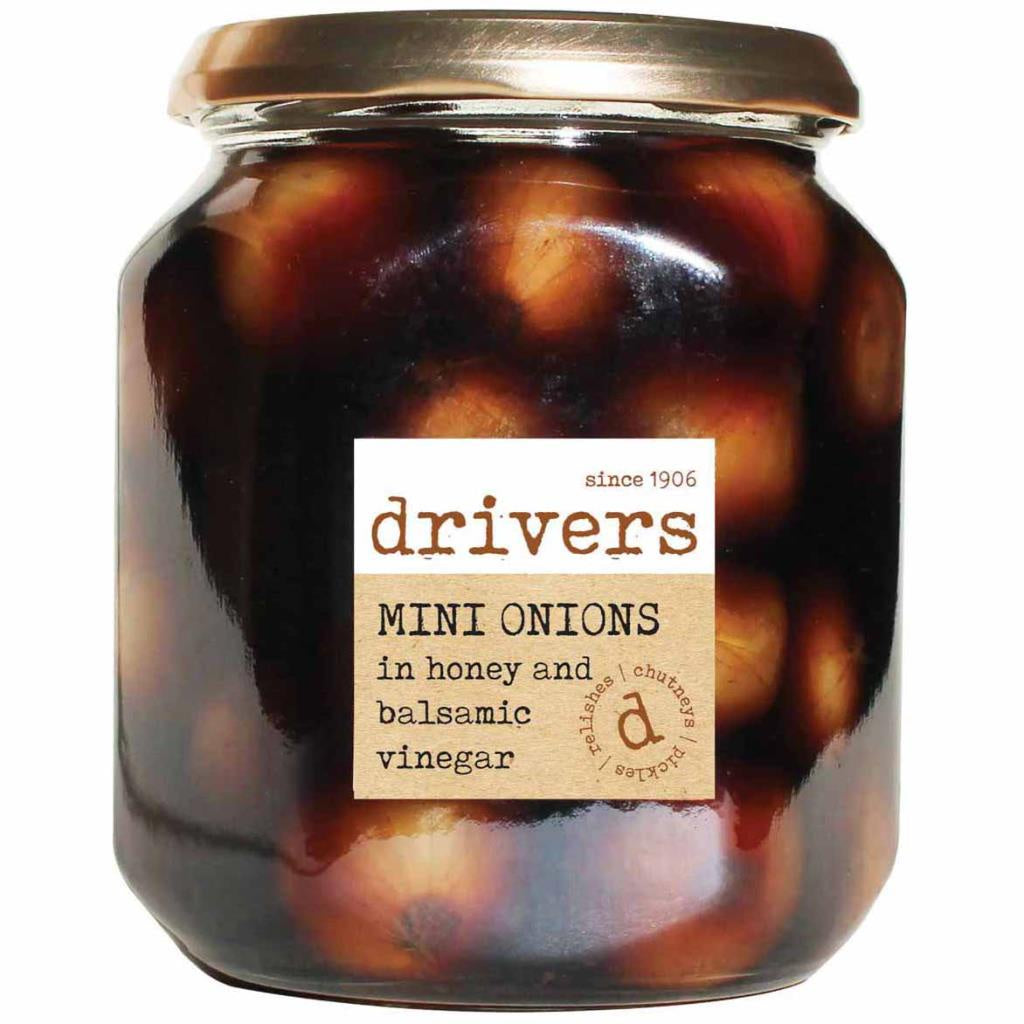 Drivers Mini Onions In Honey & Balsamic Vinegar 550g