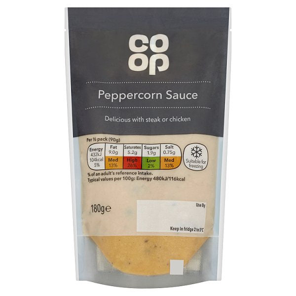 Co-op Peppercorn Sauce 180g