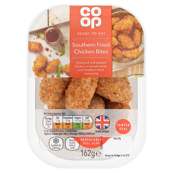 Co-op Southern Fried Chicken Bites 162g