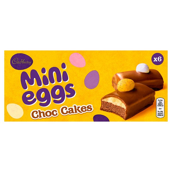 Cadbury Mini Egg Cakes 6pk