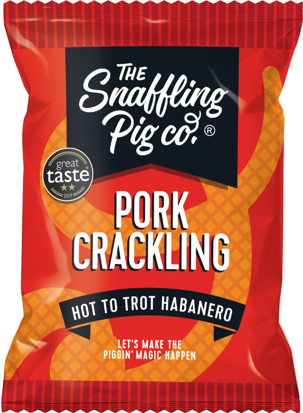 Snaffling Pig Pork Crackling hot trot habanero 40g
