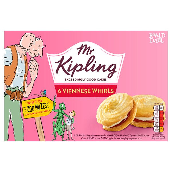 Mr Kipling Viennese Whirls 6pk#