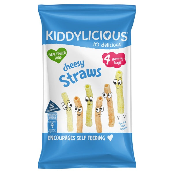 Kiddylicious Cheesy Straws Multipack 48g (4's)*