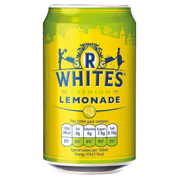 R Whites Lemonade 24 x 330ml*