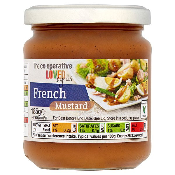 Co-op French Mustard 185g