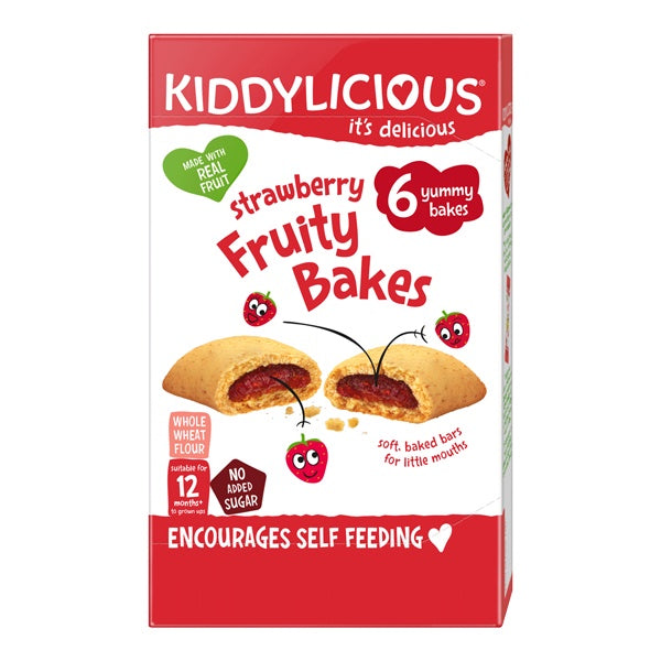 Kiddylicious Strawberry Fruity Bakes 22g (6)