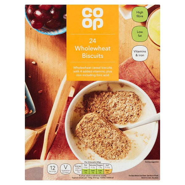 Co op Wholewheat Biscuits 24s