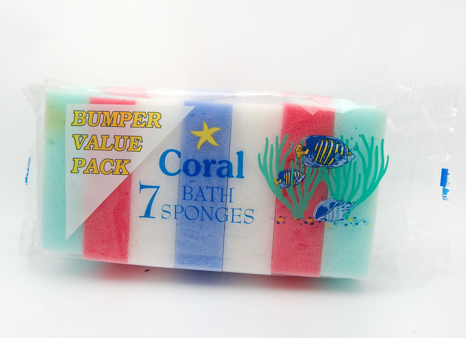 Coral Bath Sponges 7pk*