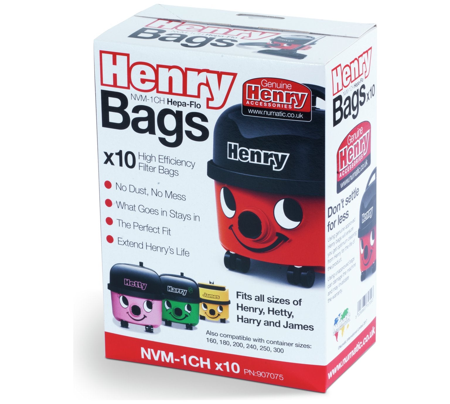 Henry Vac Bags 10pk*