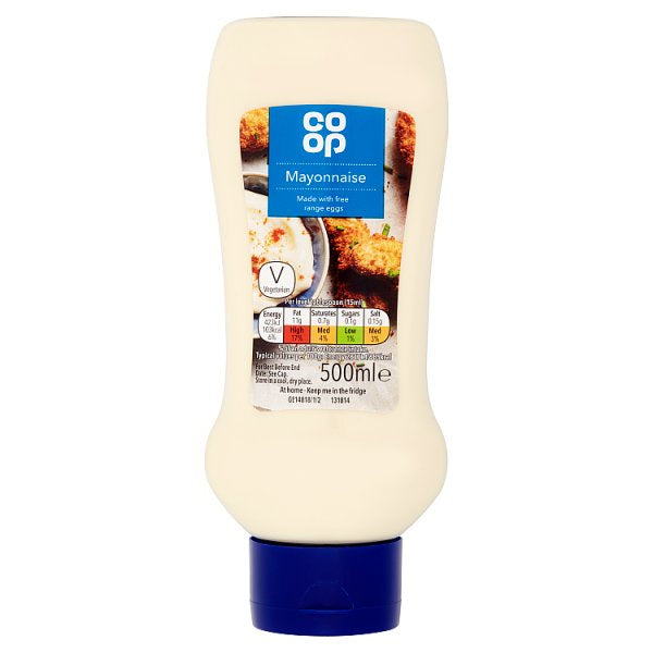 Co-op Real Mayonnaise Squeezy 500ml