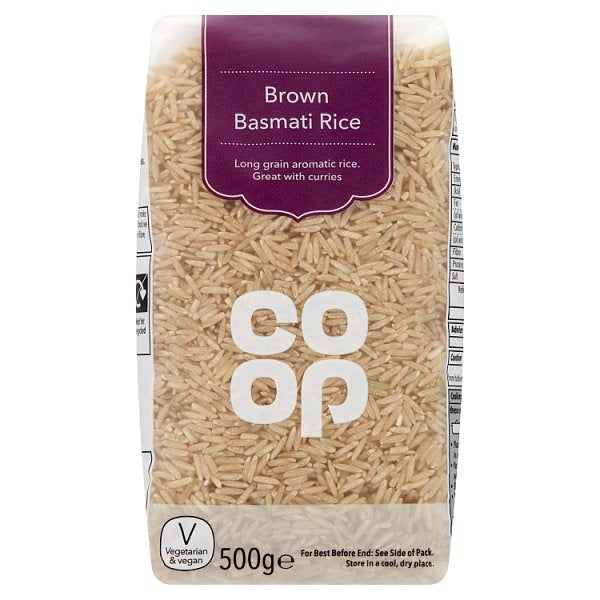 Co-op Wholegrain Brown Basmati Rice 500g