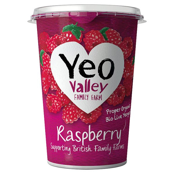 Yeo Valley Organic Raspberry Yogurt 450g #