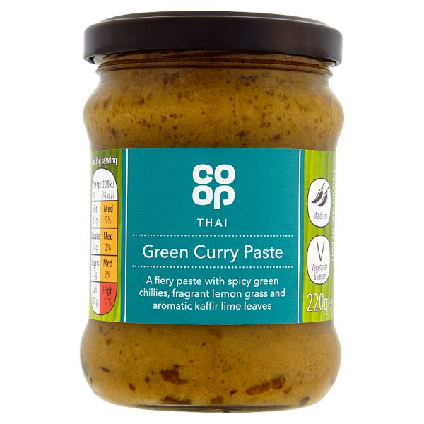Co-op Thai Green Curry Paste 220g