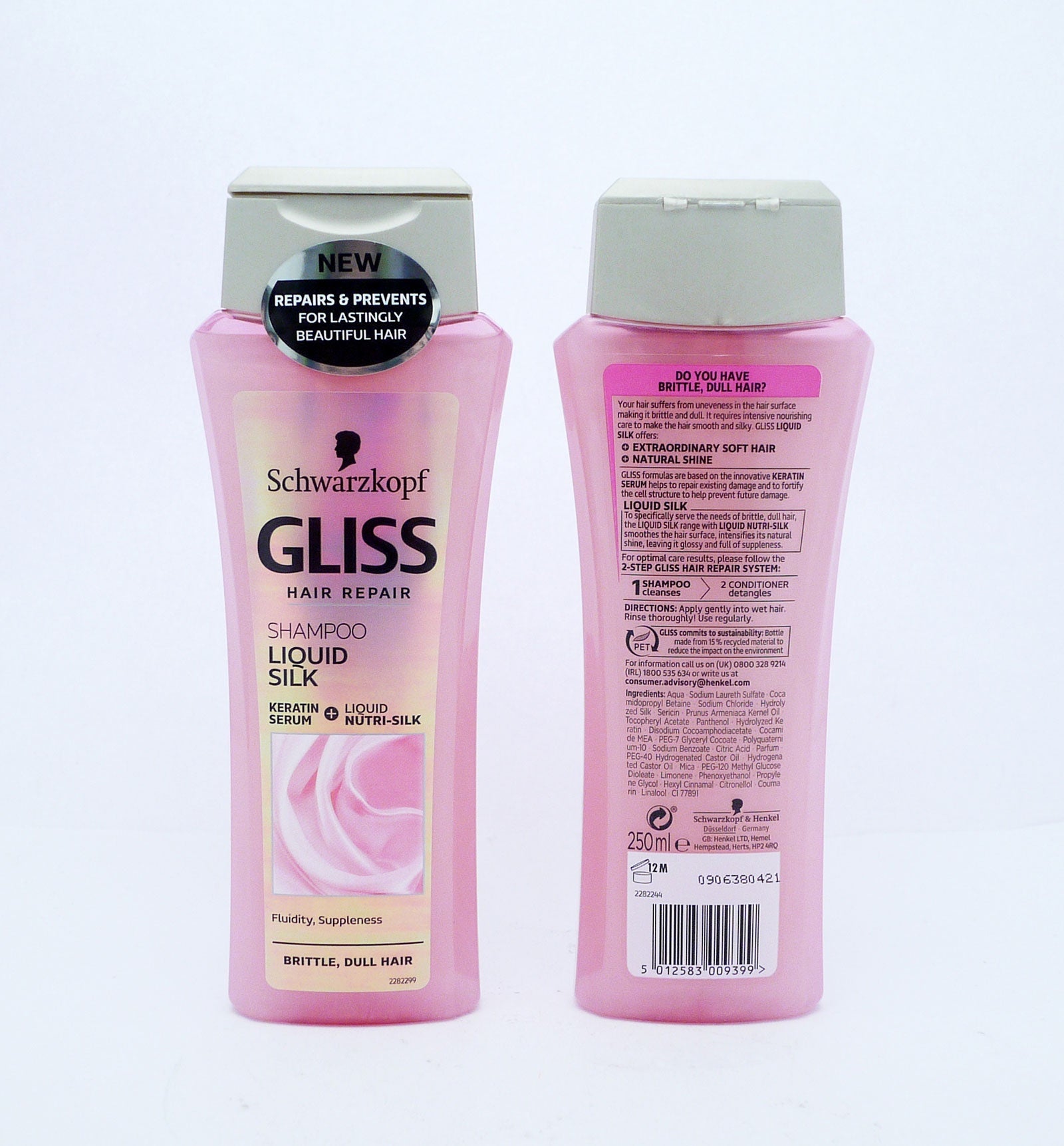 Schwarzkopf Gliss Shampoo Liquid Silk 250ml*