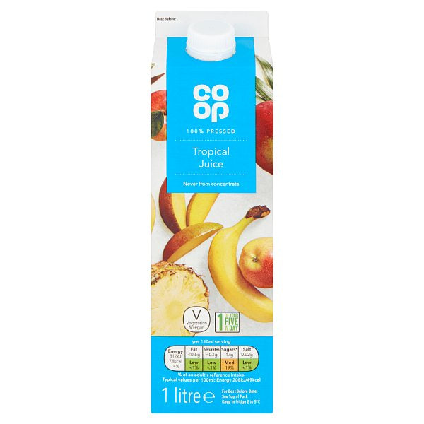 Co-op Tropical Juice (NFC) 1L*