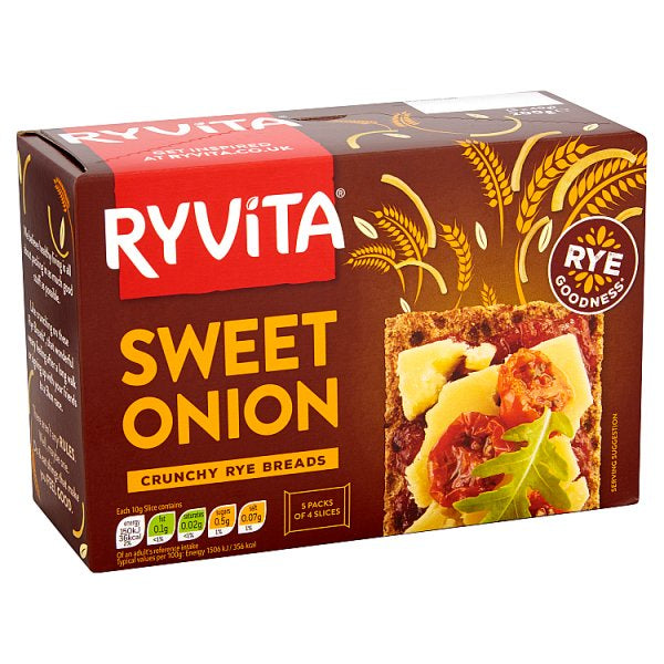 Ryvita Sweet Onion Deli Crispbread 200g