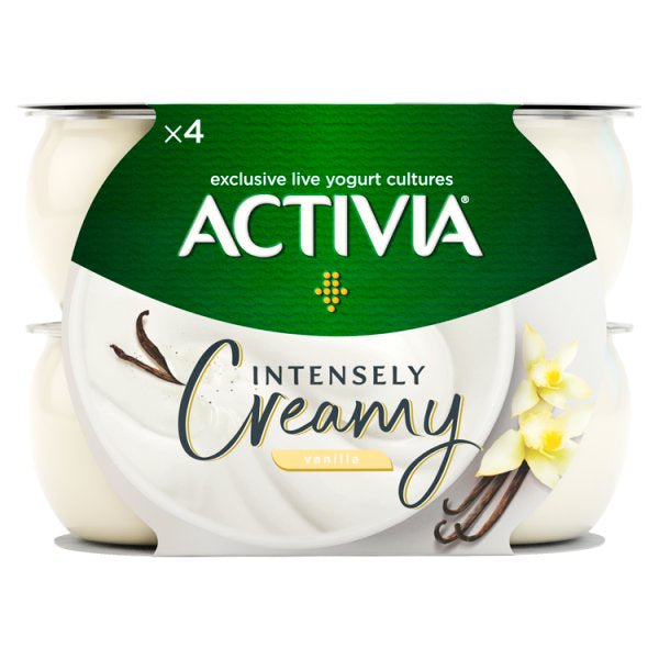 Activia Creamy Vanilla 4x110g #