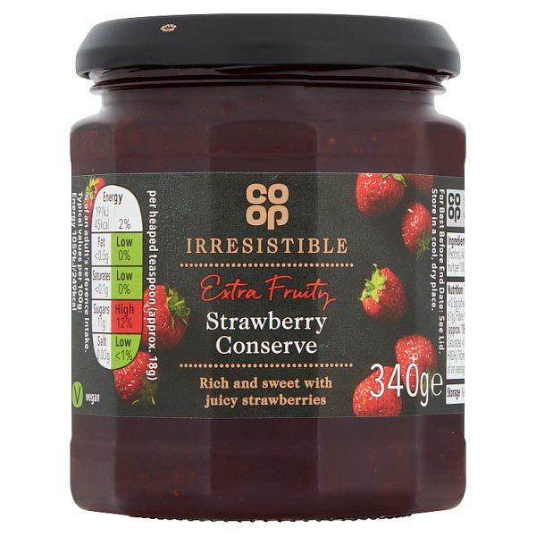 Co-Op Irresistible Strawberry Conserve 340g