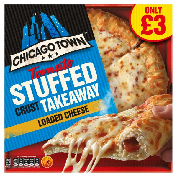 Chicago Town Takeaway Cheese Stuffed Crust Medium Pizza 480g